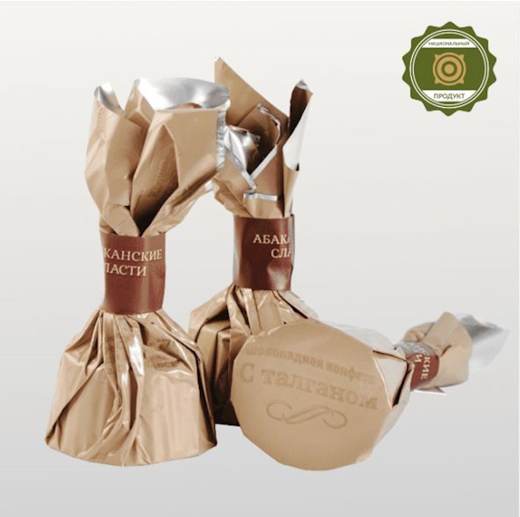 200g Abakan.Slasti Pralinen mit Talgan  // Конфеты «С талганом» 200g Abakan.Slasti Pralinen mit Talgan  // Конфеты «С талганом»