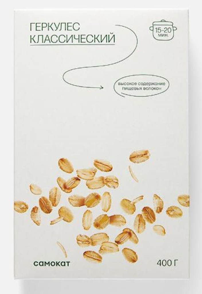 400g Samokat Haferflocken "Herkules"  // Овсяные хлопья "Геркулес"