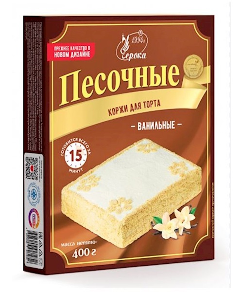 400g Cheroka Tortenboden Vanille  // Черока Коржи для торта песочные ванильные