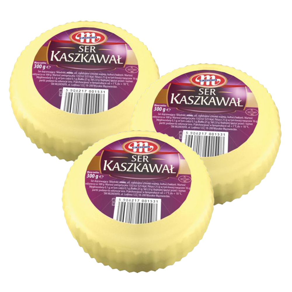 10032-Mlekovita-Ka-se-Kaschkaval-300g 300g Mlekovita Käse Kaschkaval // Млековита Сыр Кашкавал