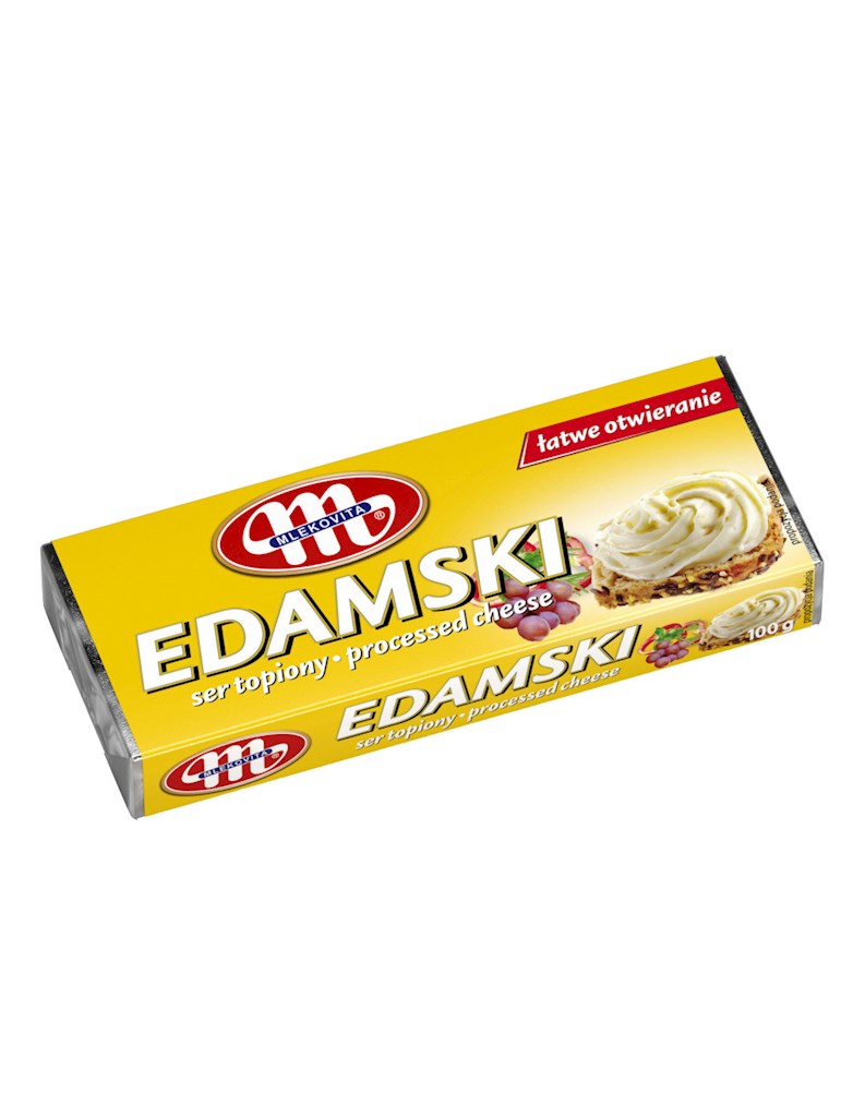 100g Mlekovita Schmelzkäse Edamski // Сыр плавленый Edamski