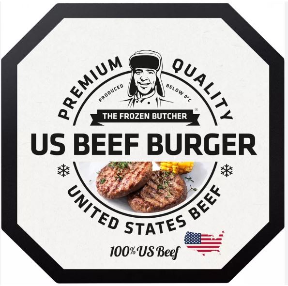 2*125 US Beef Burger aus Rindfleisch //  US Beef Говяжья котлета для бургера  