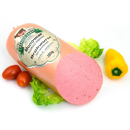 400g Family Farm Meat Brühwurst  Molochnaja // Колбаса Молочная 400g Family Farm Meat Brühwurst  Molochnaja // Колбаса Молочная