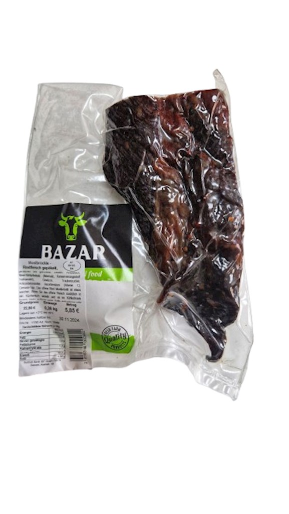 BAZAR Halal Rindfleisch getrocknet  ca.500g // Халяль Говядина вяленая  BAZAR Halal Rindfleisch getrocknet  ca.500g // Халяль Говядина вяленая