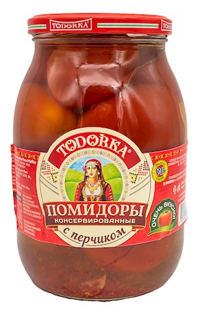 1L Todorka Tomaten mit Peperoni  // Помидоры Toдорка с Пепперони  1L Todorka Tomaten mit Peperoni  // Помидоры Toдорка с Пепперони