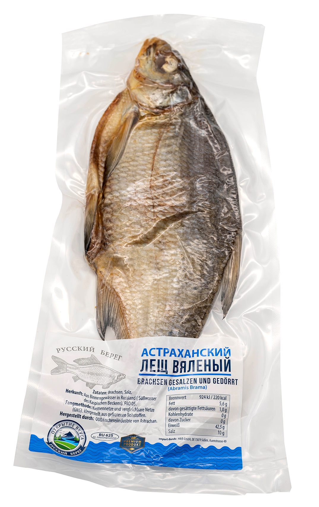 russ_bereg_brachen_lesch 300g Brachsen Premium gesalzen und gedörrt Trockenfisch ЛЕЩЬ ВЯЛЕНЫЙ АСТРАХАНСКИЙ