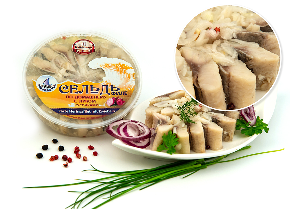 novaja_volna_herring-5 260g Heringfilets Russischer Art Zwiebelmarinade Novaja Volna Premiumqualität