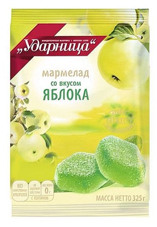 325g Udarniza Gele in Zucker mit Apfelgeschmack   // Мармелад желейный со вкусом яблока   325g Udarniza Gele in Zucker mit Apfelgeschmack   // Мармелад желейный со вкусом яблока