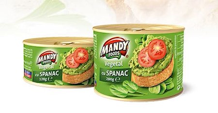 200g Mandy Foods Gemüseaufstrich m Spinat / Pate cu spanac // Овощной Паштет со-шпинатом  200g Mandy Foods Gemüseaufstrich m Spinat / Pate cu spanac // Овощной Паштет со-шпинатом