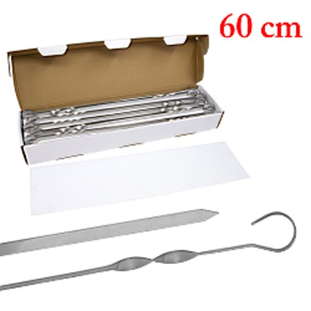 50er Packung SPAR-SET 60cm Grillspießset Schaschlikspieß Kebabspieß Schaschlik Spieß Edelstahl