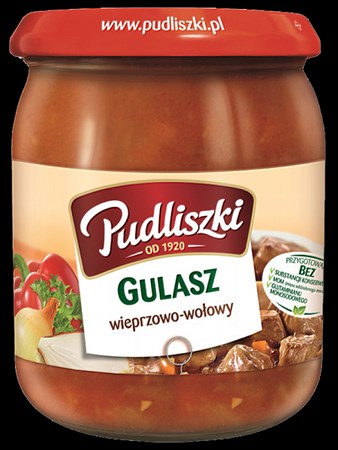 500g Gulasz wieprzowo-wolowy/ S-R Gulasch // Pudlizki Тушеная свинина и говядина