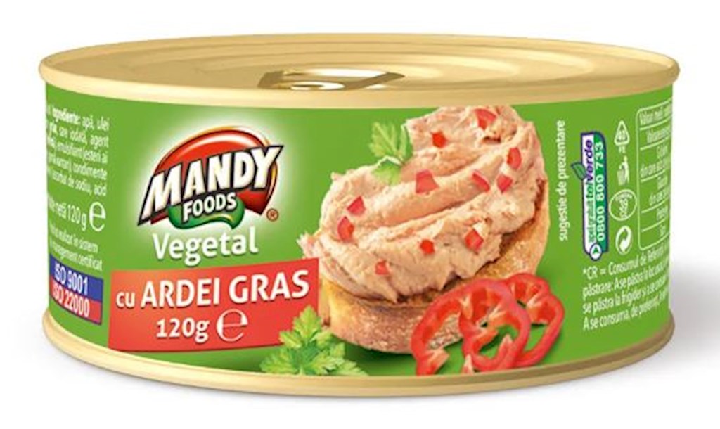 120g Mandy Foods Gemüseaufstrich m Paprika / Pate ardei // Овощной Паштет с паприкой 120g Mandy Foods Gemüseaufstrich m Paprika / Pate ardei // Овощной Паштет с паприкой