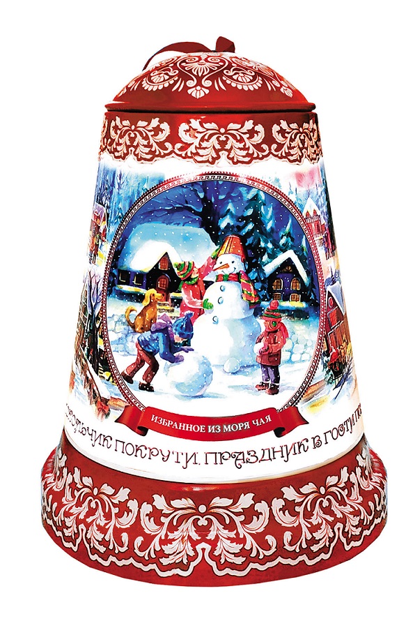 26074_1 50g Ceylon Tee OPA Standart Russischer Schneemann Melodie Glöckchen Чай Цейлонский подарочный