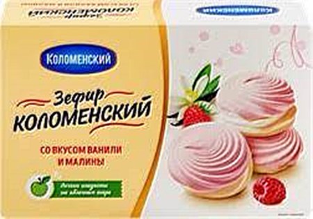 17338_14092023112500 250g Sevir mit Vanille-Himbeerengeschmack // Коломенский Зефир со вкусом ванили и малины