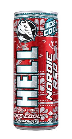 250ml Energy Drink Ice Cool Nordic Red // HELL Энергетический напиток Айс Кул Нордик Рэд