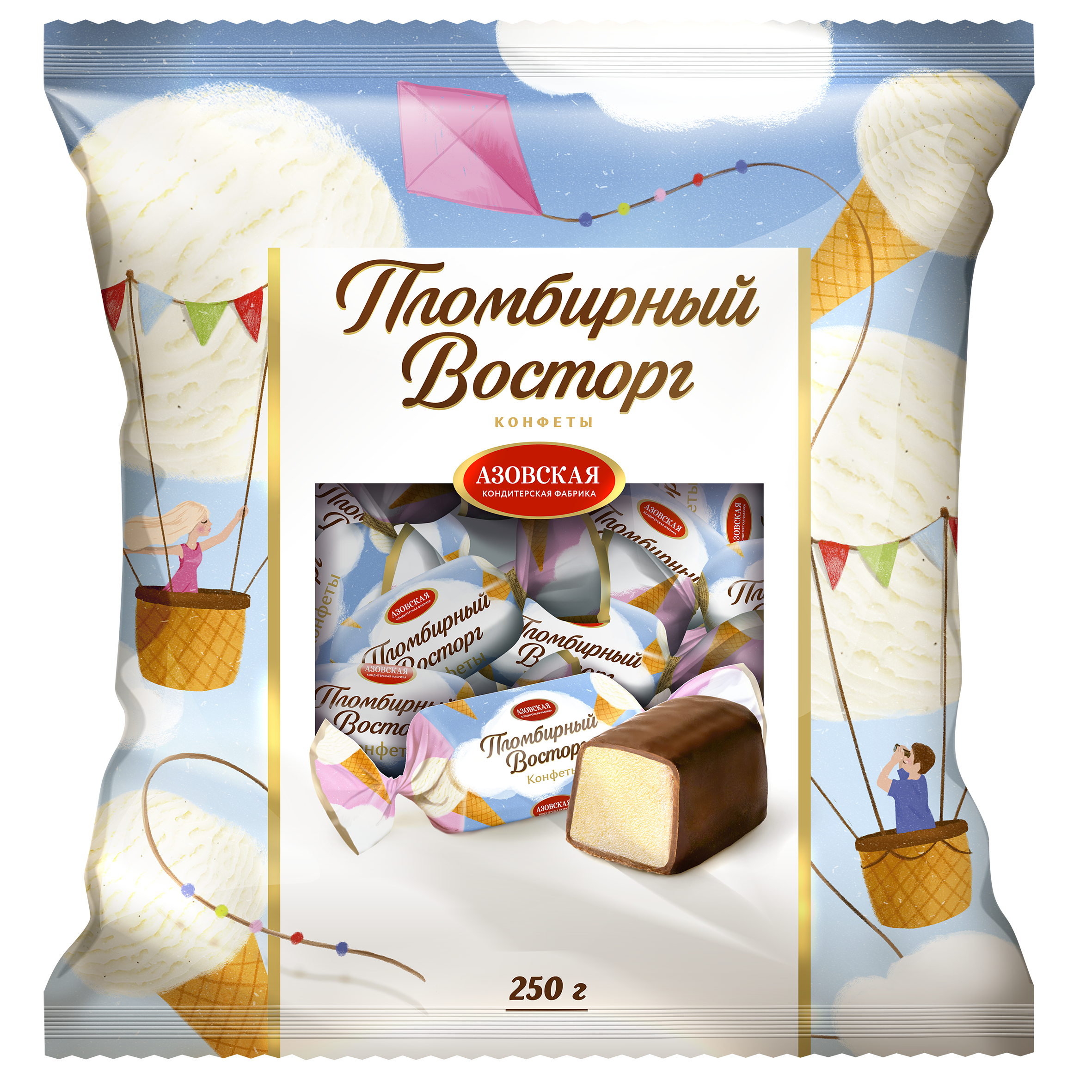 250g Plombir Pralinen Plombirniy Vostorg AKF