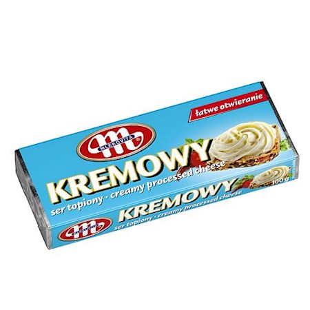 100g Mlekovita Schmelzkäse Cremig // Сыр плавленый кремовый 