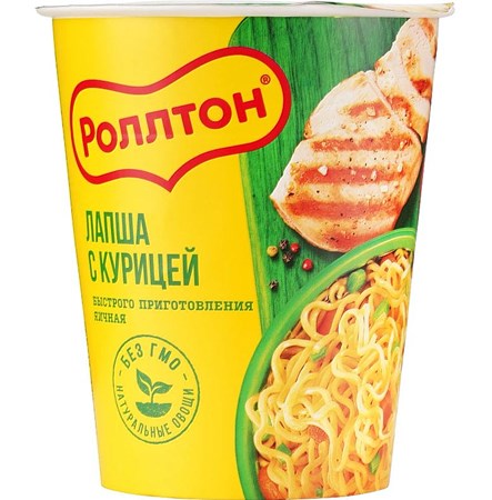 70g Rollton Nudel mit Hühnergeschmack  // Лапша куриная