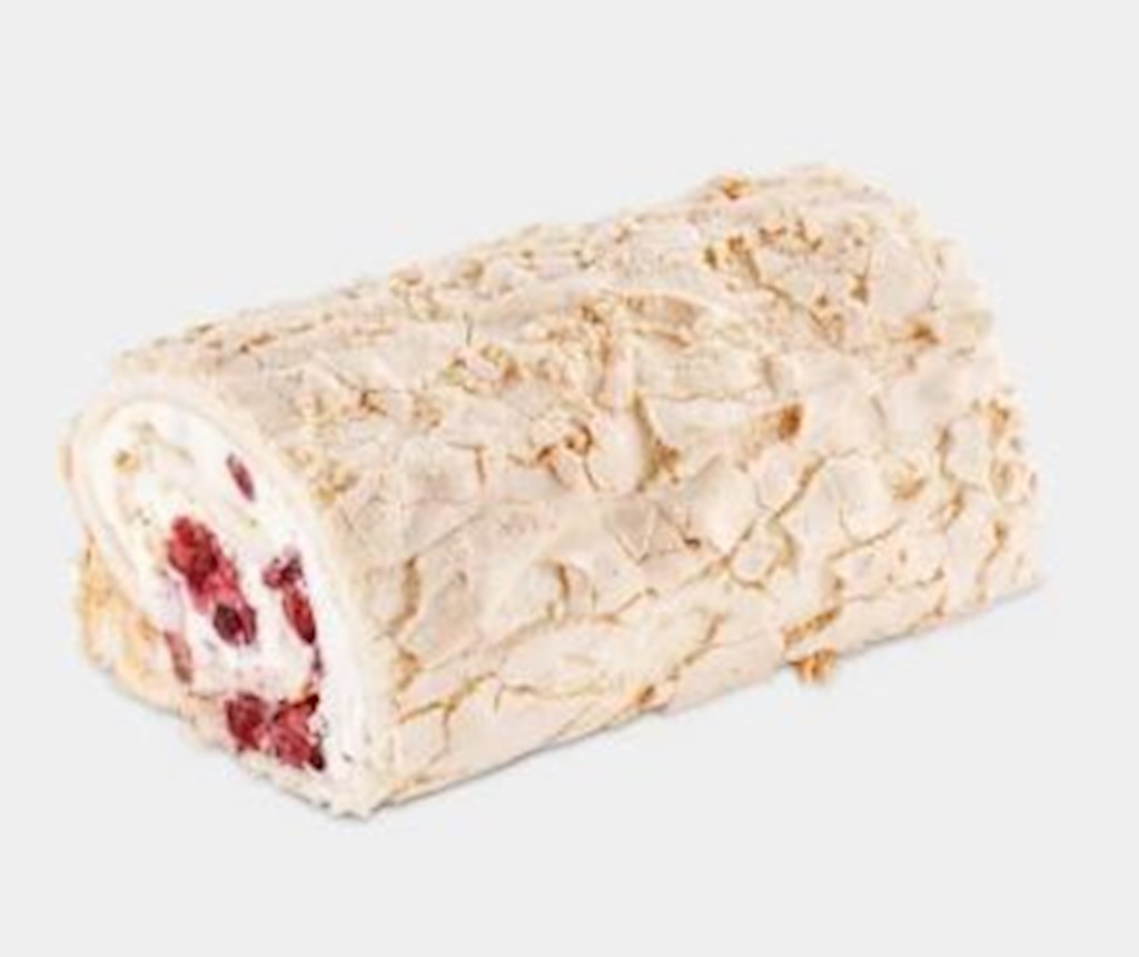 300g Spasibo Mama Baiserrolle mit Himbeeren   // Меренговый рулет с малиной 