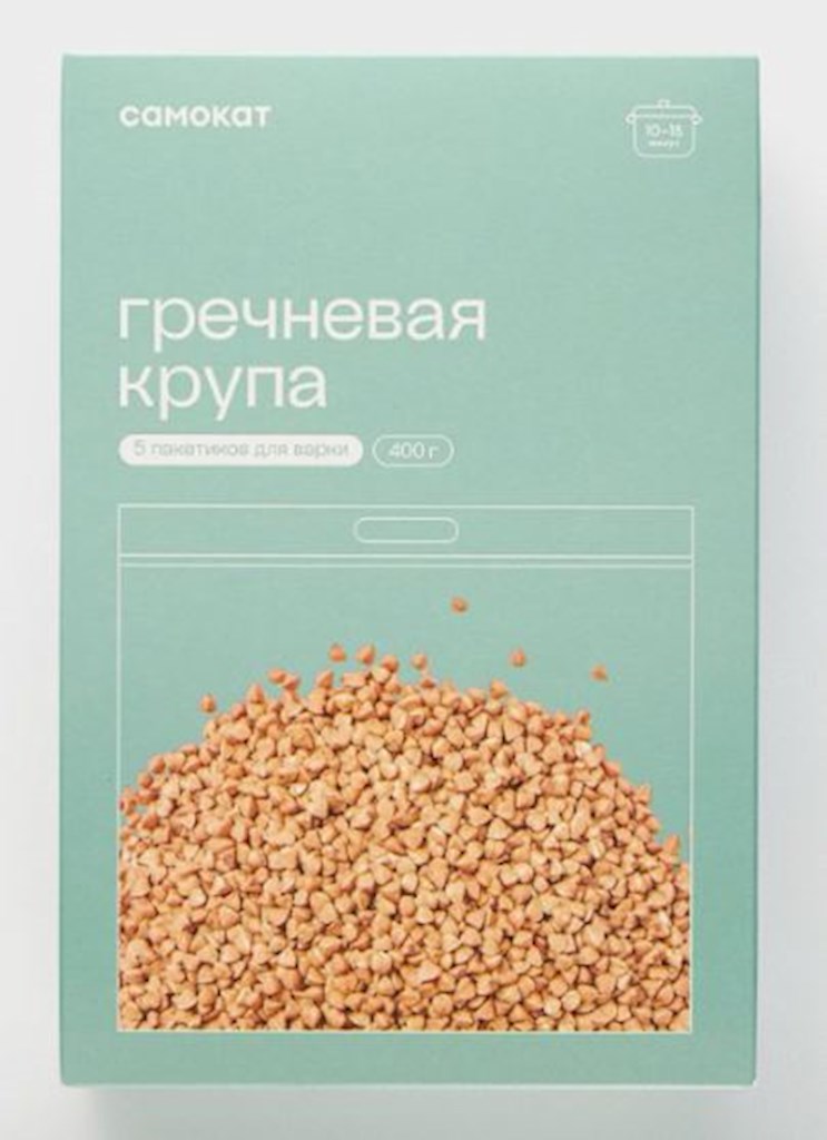 400g Samokat Buchweizen in Kochbeutel // Крупа гречневая ядрица в варочном пакете