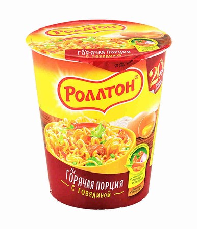 70g Rollton Nudel mit Rindfleischgeschmack // Лапша с говядиной