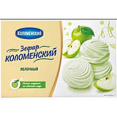 250g Sevir mit Apfelgeschmack // Коломенский Зефир яблочный