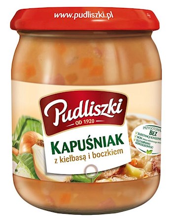 600g Pudlizki Kapusniak mit Wurst und Speck // Капусняк с колбасой и беконом