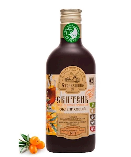 250g Stolbushino Sbiten Sanddornsirup/Honig&Kräuter // Столбушино Сбитень, Сироп облепиховый 250g Stolbushino Sbiten Sanddornsirup/Honig&Kräuter // Столбушино Сбитень, Сироп облепиховый
