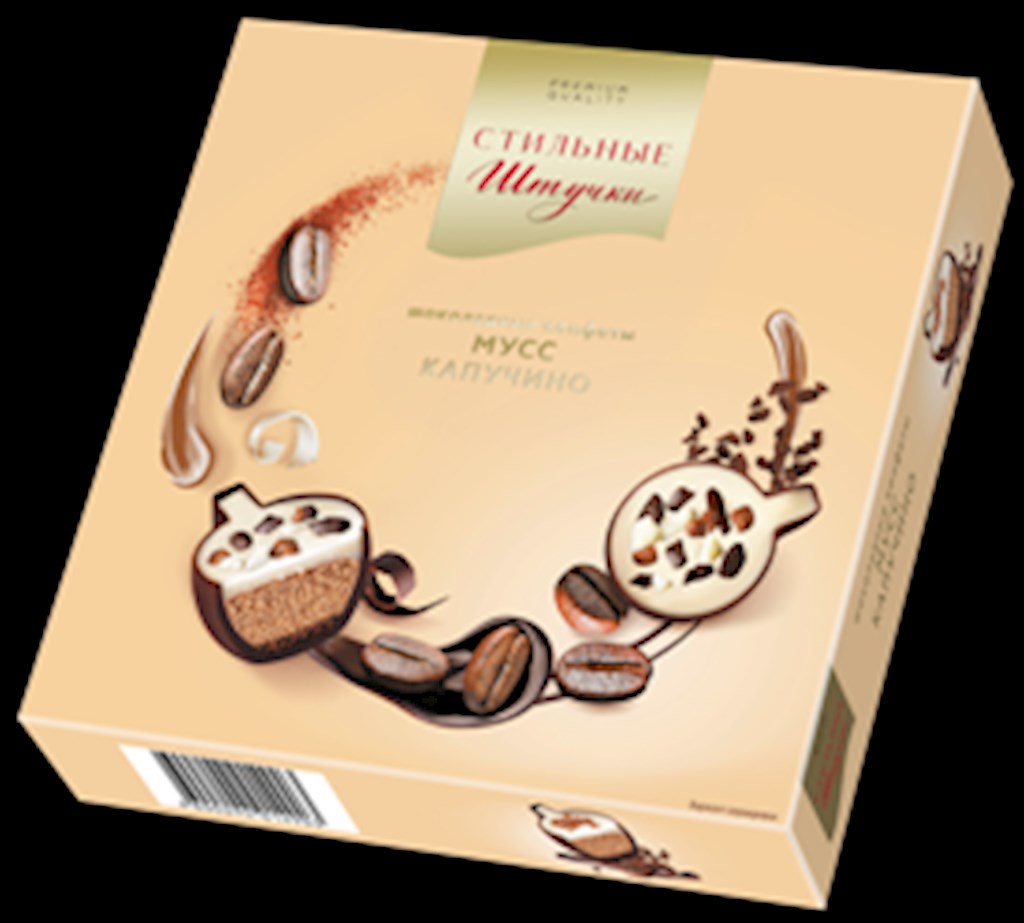 104g Stilnie Stuchki  Pralinen Mousse Cappuccino // Конфеты шоколадные Мусс Капучино 104g Stilnie Stuchki  Pralinen Mousse Cappuccino // Конфеты шоколадные Мусс Капучино