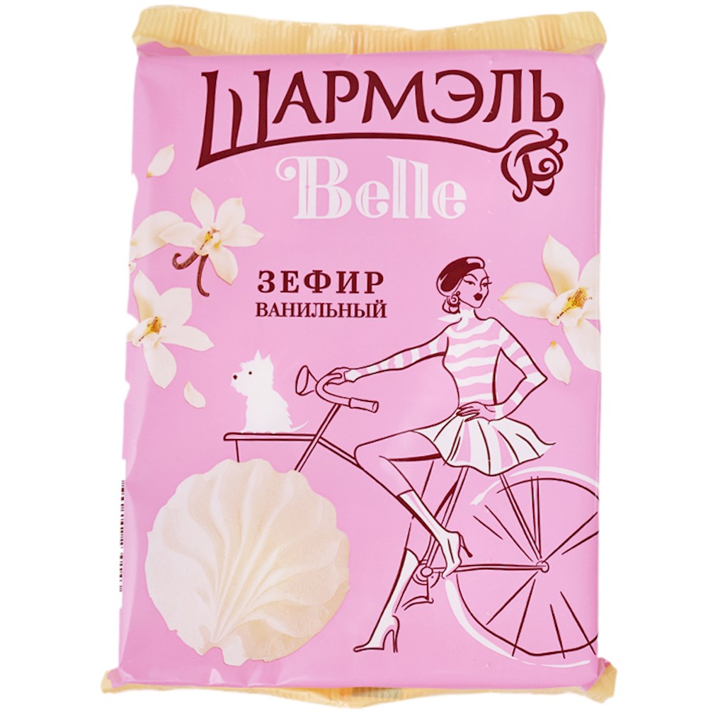 150g Udarniza Scharmel Belle Sevir Vanillearoma  // Шармэль Belle Зефир ванильный 