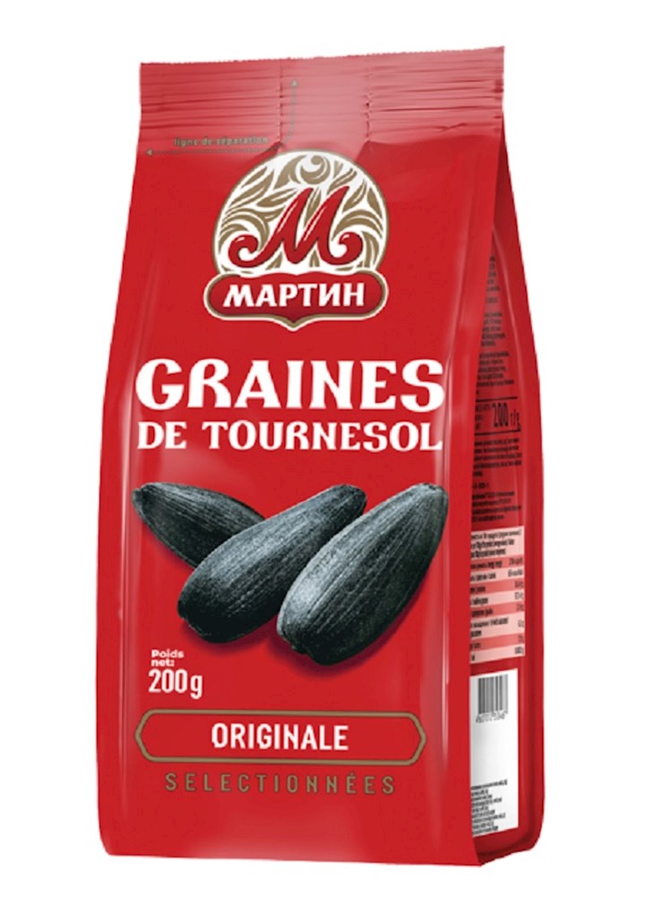 200g Martin SBK schwarz, geröstet  // Семечки черные жареные 