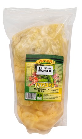 1,1 kg Popa Sauerkrautblätter vergoren Beutel // Листья квашеной капусты ферментированные