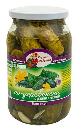 870g Kuz. Kad. Gurken po-domaschnemu mit Dill/Knoblauch // Огурцы по-домашнему с укропо/чеснок  870g Kuz. Kad. Gurken po-domaschnemu mit Dill/Knoblauch // Огурцы по-домашнему с укропо/чеснок