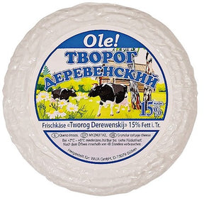 420g Ole! Frischkäse 15% rund // Творог круглый 15% 