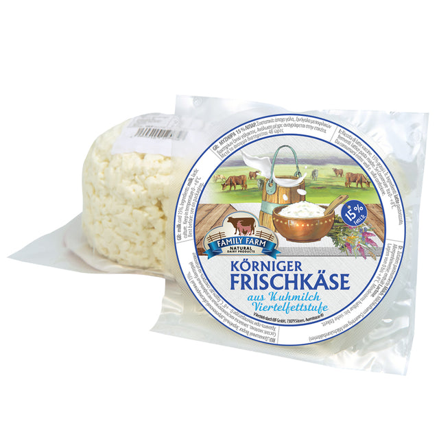 275g Family Farm Milk Frischkäse 15% // Family Farm Творог 15%