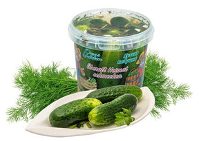 1l Kuz.Kad. Gurken gesalzen mit Dill // Огурцы малосольные с укропом 
