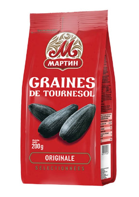 200g Martin SBK schwarz, geröstet  // Семечки черные жареные 