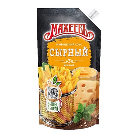 200g Maheev Mayonnaisesoße 55%  mit Käsegeschmack // Майонезный Соус Сырный  55% 