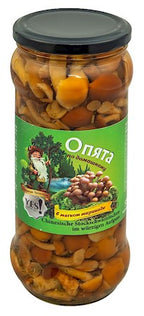 530g YES! Pilze Stockschwämchen mild gesalzen // Опята малосольные