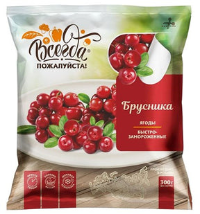 300g Immer Gerne! Preiselbeeren t/g  // Брусника  быстрозамороженная
