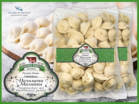 6,25kg Pelmeni HANDGEMACHT & Wareniki Mix  Teigtaschen gefüllt