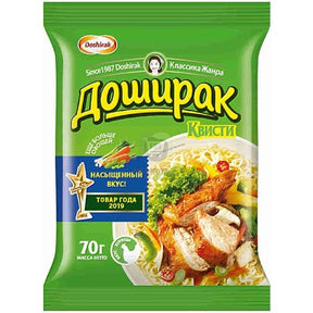 70g Doshirak Instant Nudeln Quisti mit Hühnergeschmack // Лапша Квисти со вкусом курицы