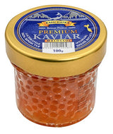 100g Kamchatka Kaviar Gorbuscha Glas -18° // Икра зернистая лососевая солено-мороженая