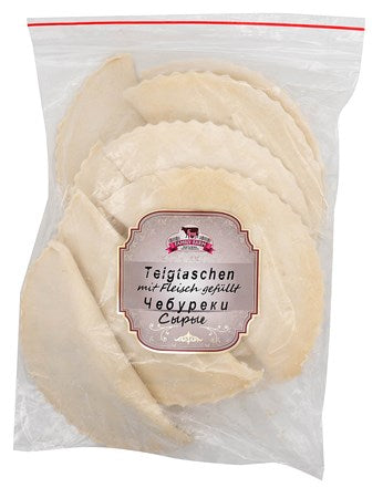 600g Family Farm Chebureki/Tschebureki gefroren hausmacher Art  //  Чебуреки  из свинины, сырые 