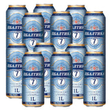 12X0,9L HELLES BIER BALTIKA Nr.7 PREMIUM EXPORT Alc.5,4% Dose  ПИВО СВЕТЛОЕ
