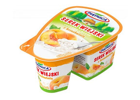 150g Hüttenkäse mit Pfirsich // Piatnica Творог зернистый с персиком