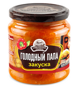 460g Semiluki Gemüsezubereitung "Hungriger Papa" //  Голодный Папа Овощная закуска