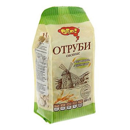 200g OGO! Haferkleie-Erzeugnis // Отруби овсяные экструдированные 