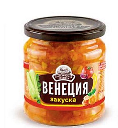 460g Semiluki Gemüsezubereitung aus Zucchini Venezia // Oвощная Закуска Венеция из кабачков