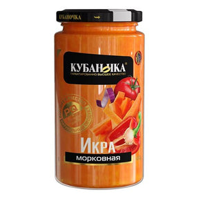 500g Kubanochka Karotten-Püree // Икра Морковная, банка 